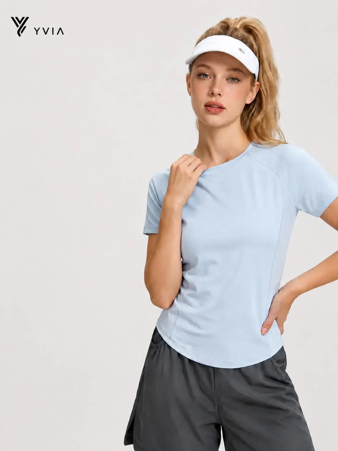 Áo thun BASIC tay ngắn cổ tròn có lỗ thoáng khí – ảnh 2