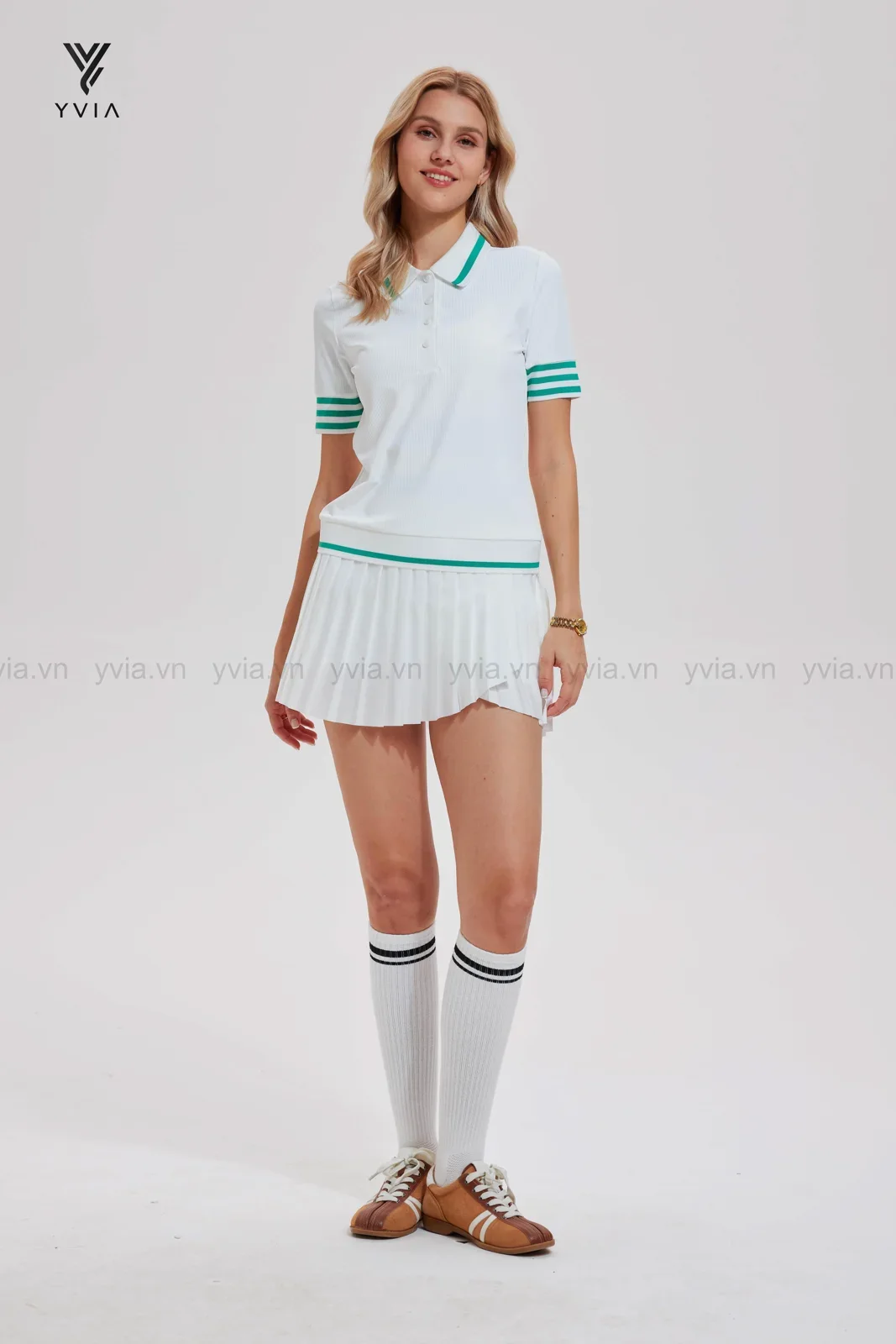 Áo Polo điểm nhấn ở tay 3 sọc – ảnh 3