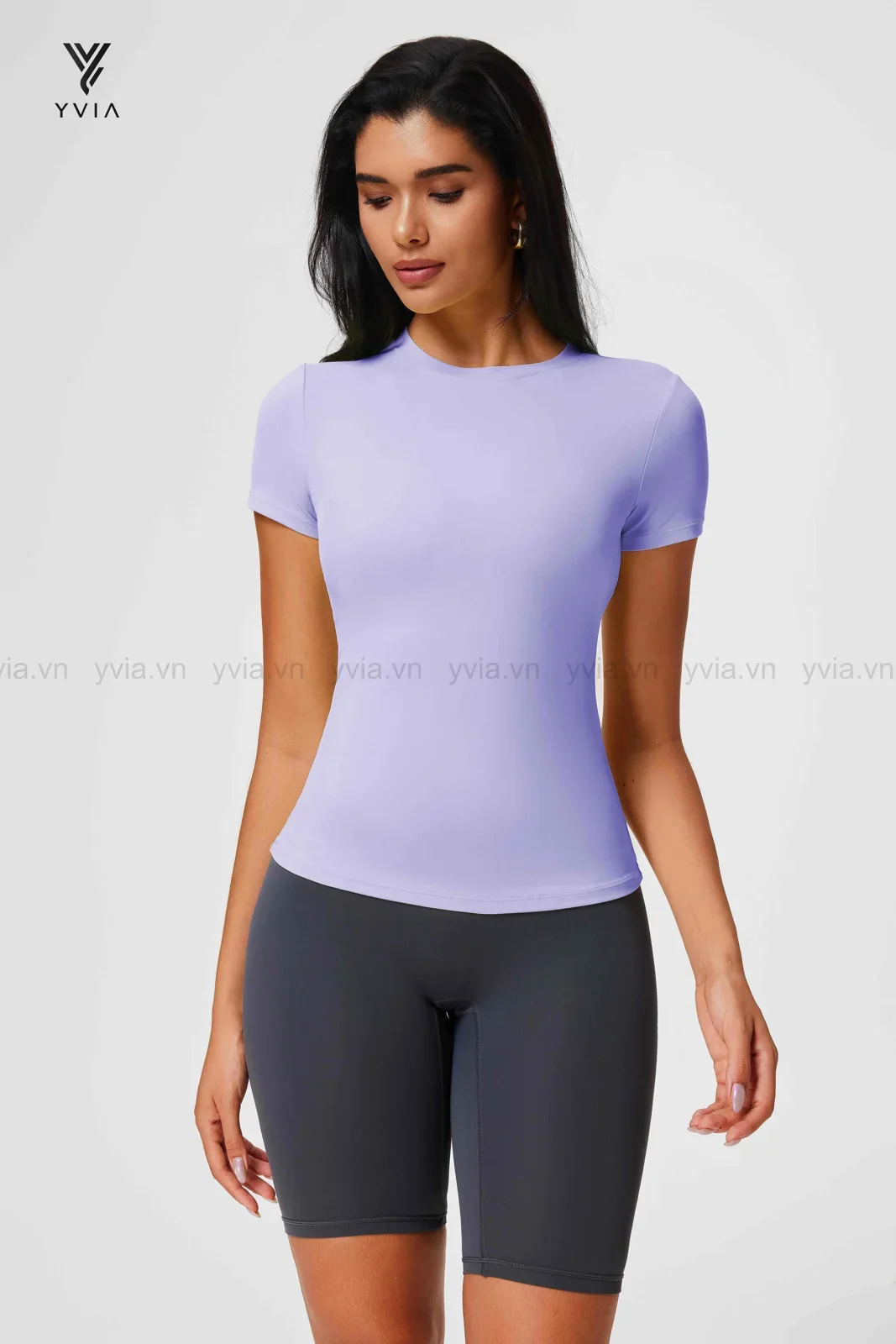 Áo thun basic cổ tròn tay ngắn – ảnh 2