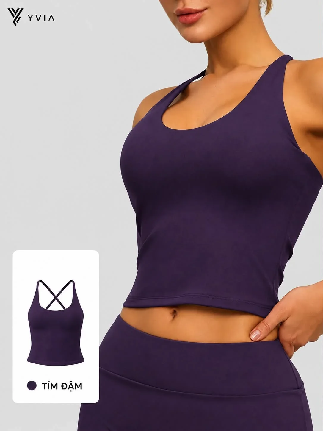 Áo thun BASIC dây chéo sau lưng – ảnh 2