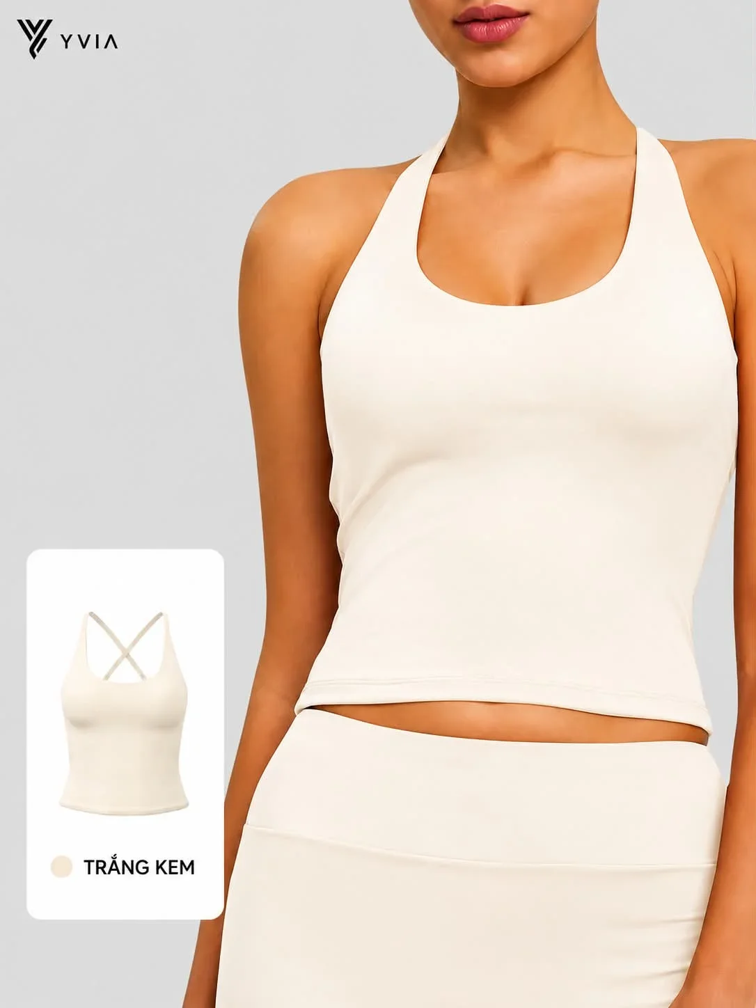 Áo thun BASIC dây chéo sau lưng – ảnh 3