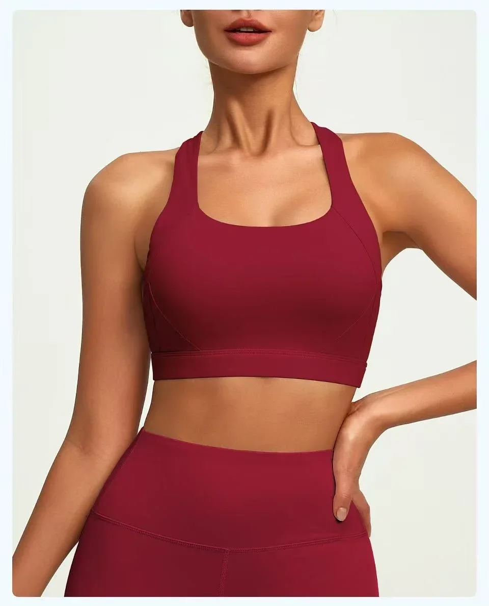 Áo Bra Gym Yoga BASIC dây chéo sau lưng – ảnh 3