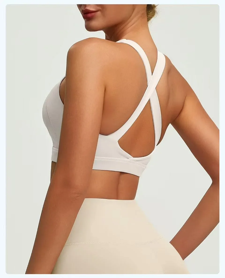 Áo Bra Gym Yoga BASIC dây chéo sau lưng – ảnh 2