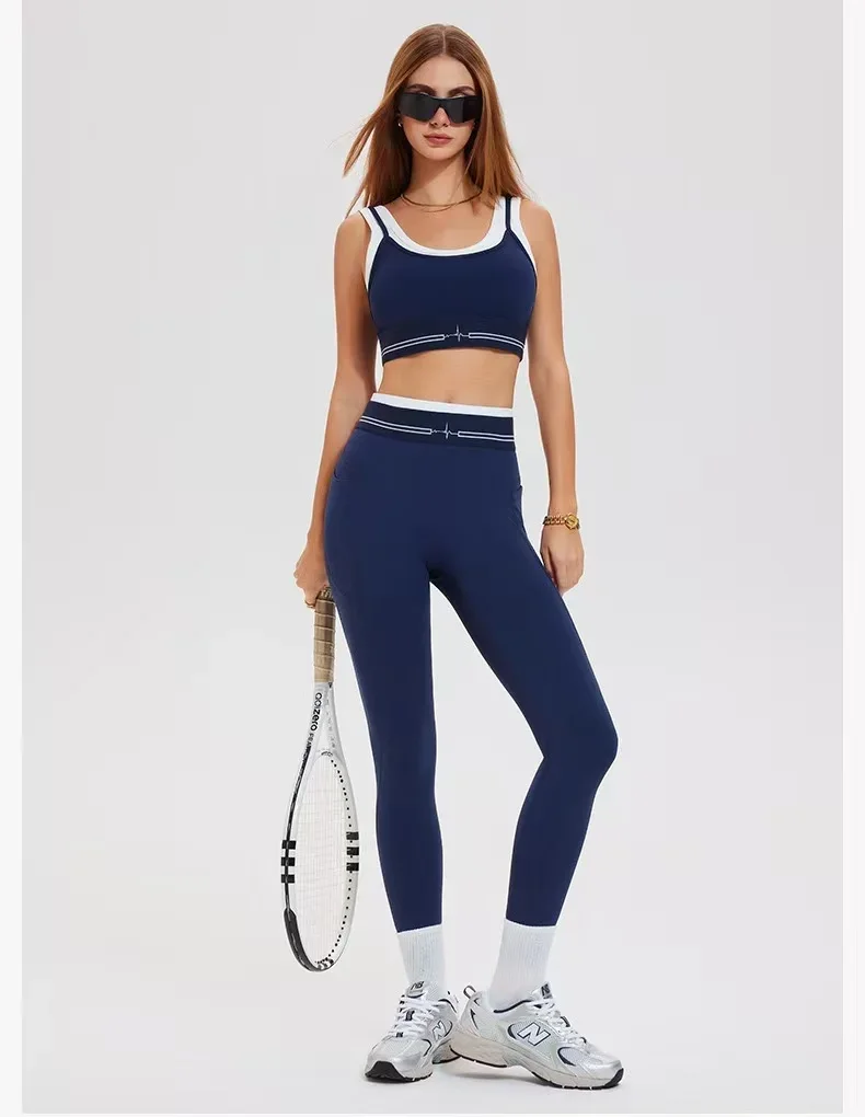 Quần dài legging cao cấp có viền trắng quanh eo – ảnh 2