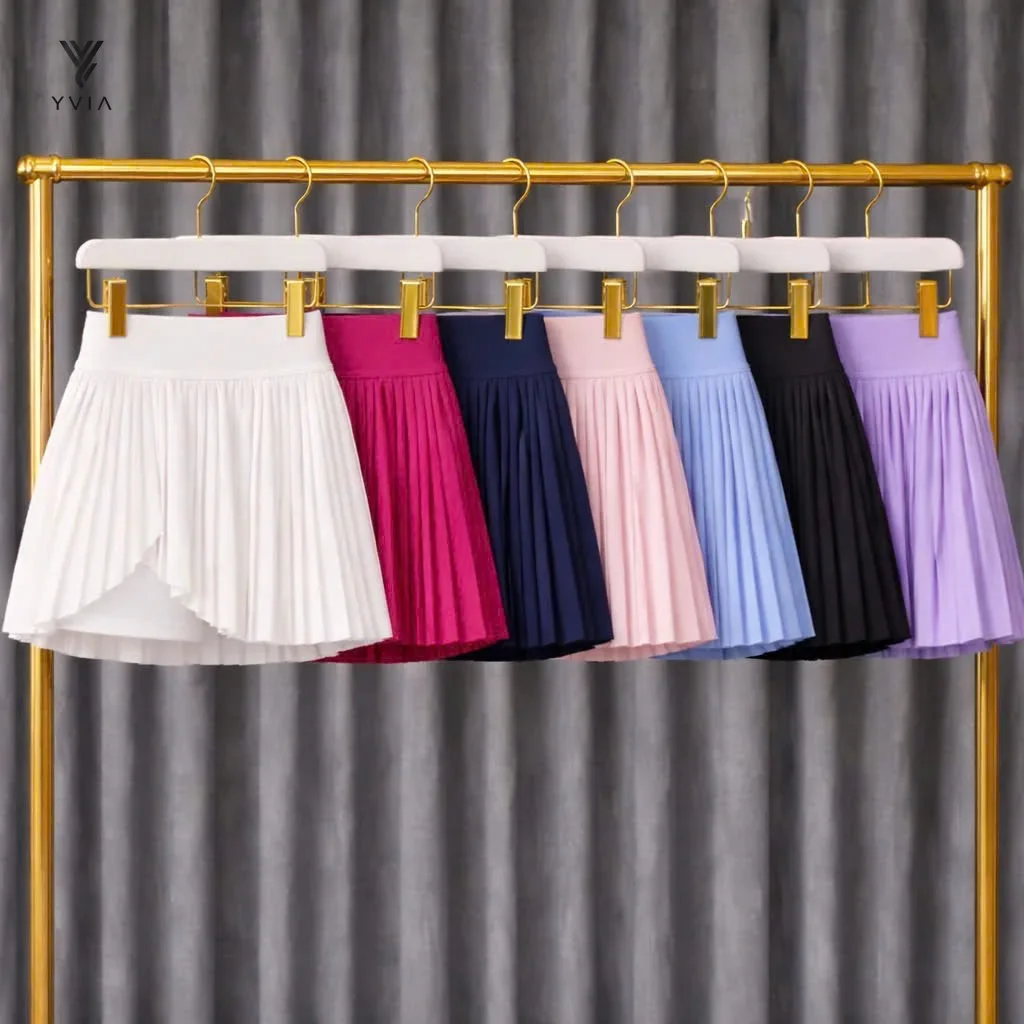 Váy có quần xếp ly nhẹ kết hợp xẻ tà bất đối xứng – ảnh 4